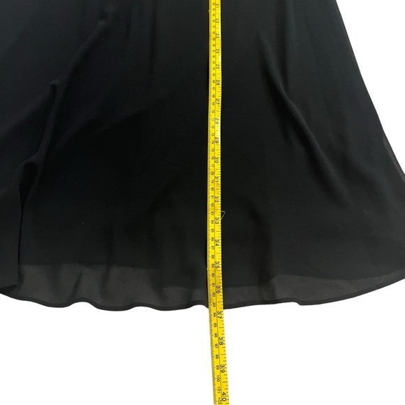 Lauren Ralph Lauren Black Sleeveless Jersey Trapeze Swing Lined‎ Dress -Size 8 - Picture 9 of 15